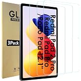 Bigqin 3 Pieces Screen Protector Compatible with Xiaomi Redmi Pad 2 Pro/Redmi Pad Pro/Poco Pad 12.1 Inch, 2.5D No Bubble HD A