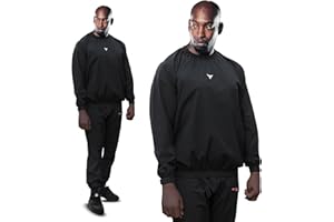 Mytra Fusion tuta sauna Ultra Lightweight tuta dimagrante uomo & donna 100% impermeabile e antivento tuta per sudare per perdita di peso, esercizio fisico, MMA,boxe