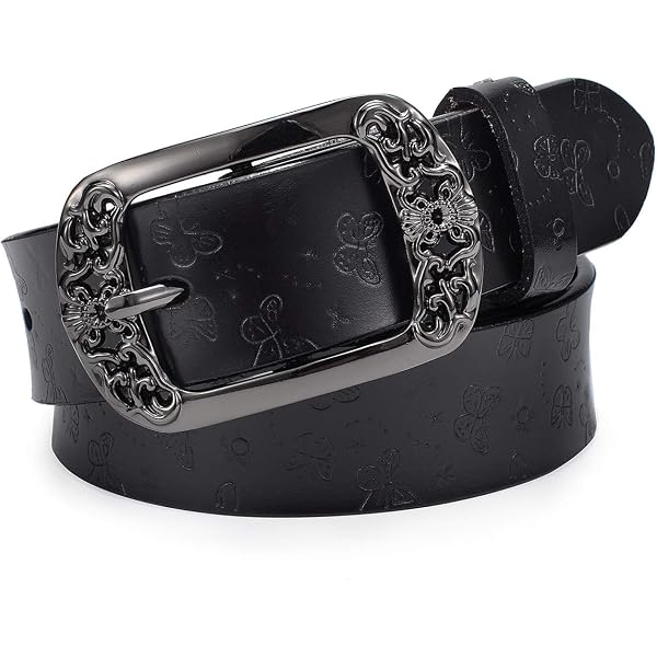 StyleBREAKER Cinturón De Mujer Con Tachuelas Redondas – Piel Sintética, Ancho 3.2 Cm, Acortable