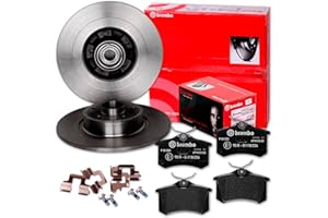 BandelOne enthält brembo Bremsscheiben + Beläge hinten passend für 207 208 + C3 C4