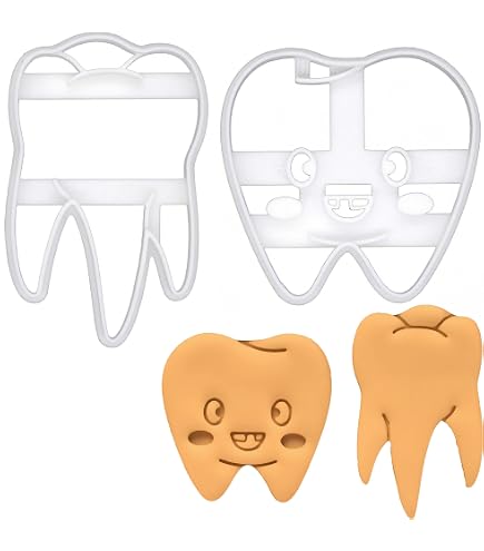 Ausstechform 'Zahn' Aus Edelstahl – 5,5 Cm, Perfekt Für Gruselige Kekse & Halloween-Backideen