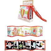 Carnival Baby&Kids Y&uuml;ksek Kontrastlı Katlanır Aktivite Kitabı - Karın Zamanı (Tummy Time) Oyun Kitabı