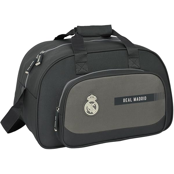 Borsa Sportiva Real Madrid 24/25 Per Bambini - Zaino Bianco/Grigio 40x23x24 Cm - Foto 6