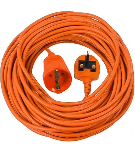 20 M Kabel Mit Stecker Für Bosch Rotak Rasenmäher – Ersatz Für 32-12, 34-13, 37-14, 320ER, 370ER