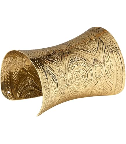 Collier Égyptien Cléopâtre - Chaîne Dorée - Style Noble Of The Nile - Fête à Thème