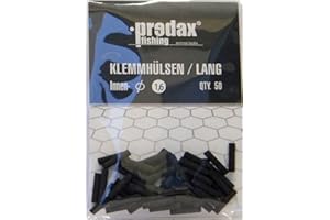 ‎PREDAX Predax Klemmhülsen - 50 Quetschhülsen für Stahlvorfächer