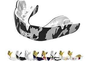 Opro Nuovo Instant Fit paradenti, protezione dentale, tecnologia di adattamento rivoluzionaria, protezione e aderenza, per football americano, wrestling, boxe, hockey