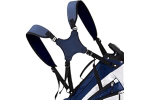 Big Teeth Correas de repuesto para carrito de golf, acolchadas, cómodas, de nailon, ajustables, universales, multicolor