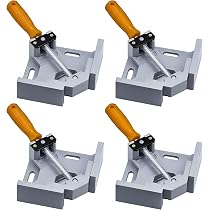 Lot De 2 Serre-Joints D'Angle 90° - Tendeur à Onglet Réglable - Pour Assemblage Bois, Cadres, Meubles