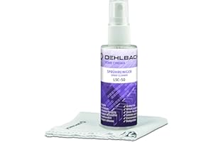 Oehlbach LSC-50 - Detergente per LCD, TFT, OLED TV e schermi con panno in microfibra, 50 ml