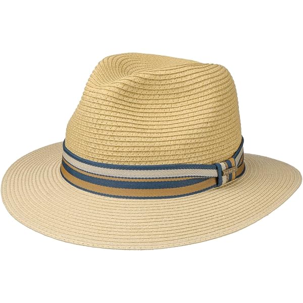STETSON Munster Toyo Trilby Hat for Men, Nature-red, 7 7/8