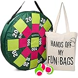 Garden Games Target Toss Fun Inflatable Dart Board with Balls
