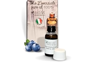 BIOM LABORATORIO DELLA NATURA Czysty, naturalny i organiczny olejek eteryczny Mirt, Olejek do dyfuzorów, Żywności, masaż, olejek eteryczny do suszarki - certyfikat OEBBD OECT