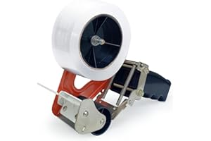 Singhal Packing Tape Gun with Extra Cutting Blade,Packing Tape Dispenser Gun for 2-Inch Wide Packing Tape with 3-Inch Inner Paper Core,Tape Gun for Packing Boxes in Shipping,Mailing,Storage