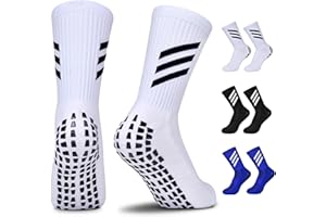 ‎JUYANO JUYANO Fußball Socken Kinder, Grip Football Socks Jungen Fussball Socken, Fussballsocken Kinder Atmungsaktive Anti Sportsocken Für Laufe Basketball Rugby Tennis (6-14 ahren)