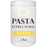 Creative Deco Soft Texture Structural Paste 2 kg White | 3D Effects | for Artistic Projects for Acrylic Painting | Easy to Us