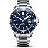 SEA-GULL Seagull Men's Automatic Watch 816.523 Stainless Steel Band Waterproof Mechanical Calendar Luminous Business Casual D