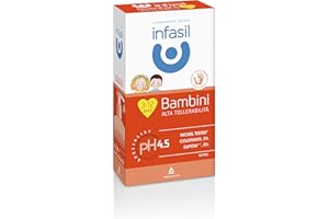 Infasil, Baby-Unterwäsche, hohe Verträglichkeit, sanfte Formel, getestet unter pädiatrischer Kontrolle, Nickel getestet, speziell für empfindliche Haut, 200 ml