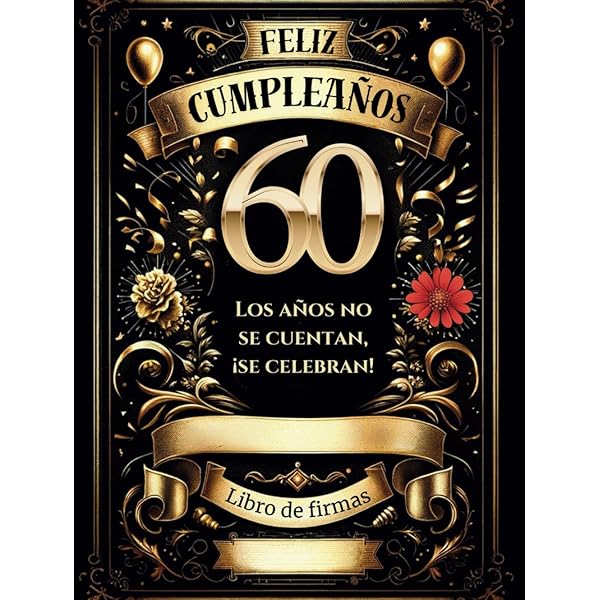 Libro De Visitas 60 Cumpleaños Fiesta Regalo Camiseta Libro De