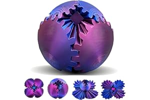 SANSGOUP Gear Ball, 3D Gedruckter Zahnradball - The Steampunk Whirling Wonder Fidget Getriebe Ball, Gear sphere Cube Fidget Toys für Büro & Zuhause, Cool Stuff Spielzeug Geschenk für 3+ Jahre Kinder Erwachsene