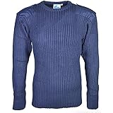 navy blue military jumper