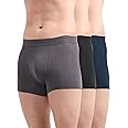FREECULTR Men's Underwear Micromodal Airsoft Trunk – Ultra Soft, Sweat Proof, Non-Itch, No Chafing, Anti Bacterial Fabric (Pack of 3) | Mens Underwear Combo Pack of 3