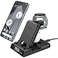 SwanScout 701G 3 in 1 Charging Station for Google, 25W Foldable Fast Charger Stnad for Google Pixel Watch 1, Pixel 9 Pro/9 Pro XL/9/8/8 Pro/7A/Fold/7/7 Pro/6/6 Pro, Pixel Buds Pro 2/Buds