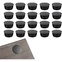 Tappi Per Fori In Plastica Nero - 100 Pezzi, 8 Misure (6-25mm) Per Mobili, Armadi, Pareti - Foto 7