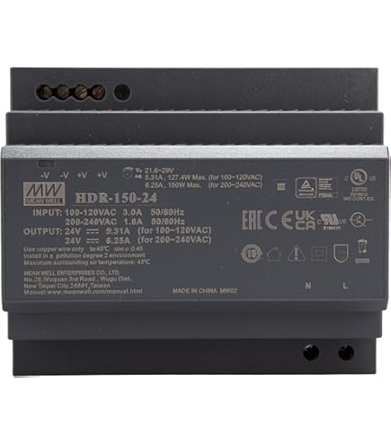 Alimentatore Mean Well HDR-15-15 - 15V DC, 1A, 15W, Per Guida DIN - Foto 10