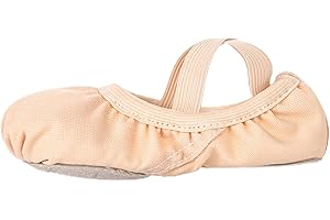 Tancefair Scarpette da Danza Classica Tela Scarpette Ballo Mezze Punte Scarpe Danza Scarpe da Ballerina Ginnastica Ballo Pantofole per Bambina Ragazze Donne Adulto
