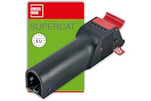 SWISSINNO Pułapka na Myszy No See No Touch – Skuteczne Łapanie bez Widoku Gryzonia – Jednorazowa i Dyskretna – Higieniczna Obsługa