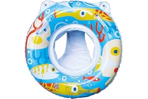 MDJEWV Schwimmring Baby, Baby Schwimmring ab 3 Monate Bis 36 Monate mit Schwimmsitz aus PVC, Aufblasbare Schwimmhilfe Schwimmreifen Baby Pool Spielzeug Optimal für Badewannensitz Baby, Schwimmbad
