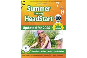 Summer Learning HeadStart, Grade 7 to 8: Fun Activities Plus Math, Reading, and Language Workbooks: Bridge to Success with Common Core Aligned ... (Summer Learning HeadStart by Lumos Learning)