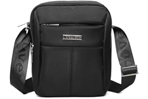 YY COVERI COVERI Borsello Uomo Tracolla Regolabile Impermeabile Messenger a Spalla per Viaggio Ufficio Lavoro Business e Uso Quotidiano