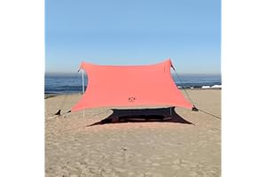 ‎NESO Neso Zelte Gigante Beach Zelt, 2,5 m hoch, 3,3 m (11 ft) x 3,3 m (11 ft), Verstärkte Ecken und Kühlfach(Color)