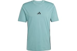 adidas Essential Three Stripes Single Jersey Tee T-Shirt Homme