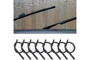 EYLKEUP 8pcs Scheibenwischer Gummi, Schwarze Wischergummi aus Naturkautschuk, Universal Scheibenwischergummi, Ersatz Wischergummi, Kompatibel mit Allen Scheibenwischern, Zerlegbar (800mm)