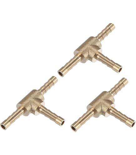 3 Raccordi A T In Acciaio Inox 12mm Con 9 Morsetti – Collegamenti Sicuri Per Aria E Liquidi!