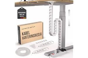 Kabelkedja för skrivbord – Kabelhantering för höj- och sänkbart bord