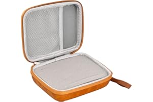 PTJJXA Waterproof Guitar Pick Bag, Portable Guitar Picks Case, Guitar Pick Storage Box with Zipper, Plectrums Holder for Acoustic Bass Electric Guitar Musical Instrument Accessories (Orange)