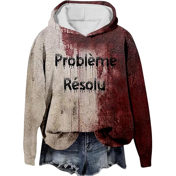 Pull Halloween Femme Haut D'halloween Pour Femm Tête De Mort Y2k Sweat À Capuche A Sanglant Veste Bleu Marine Vêtements Amusant Drôle Sweatshirt Long Et Zippé Grande Taille Stitch