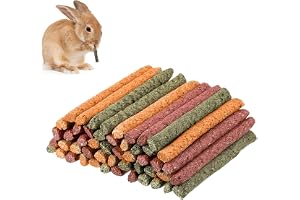 YIPFEN 20 st höpinnar kanin leksak tuggleksak för kaniner marsvin hamster chinchilla kaniner godis 4 smaker