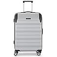 WENGER Static-Pro Medium Hardside Suitcase, 67 litres, Grey, Swiss Designed-Blend of Style & Function, 612050