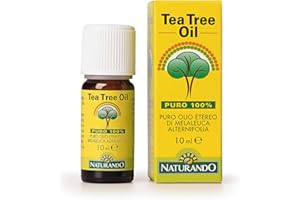 Naturando Tea Tree Oil 10 ML Puro Olio 100% di Melaleuca Alternifolia