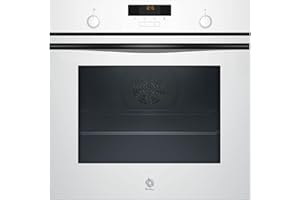 Balay - Horno multifunción, 60 cm, Aqualisis, Control Comfort, 10 recetas, Raíles extensibles, Cristal Blanco, 3HB5159B3