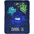 Jay Franco Among Us Space Toss Throw Blanket - Measures 46 x 60 inches, Kids Bedding - Fade Resistant Super Soft Fleece (Official Among Us Product)