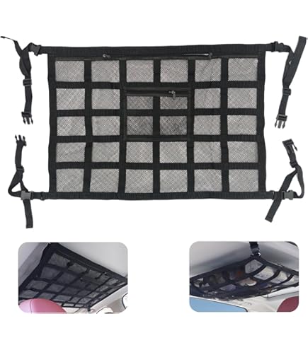 QWTYAFDD Filet De Rangement Pour Toit Voiture, Pour Renault Trafic