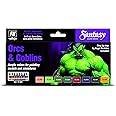 AV Vallejo Game Color -Set - Orcs & Goblins,17 ml (Pack of 8)
