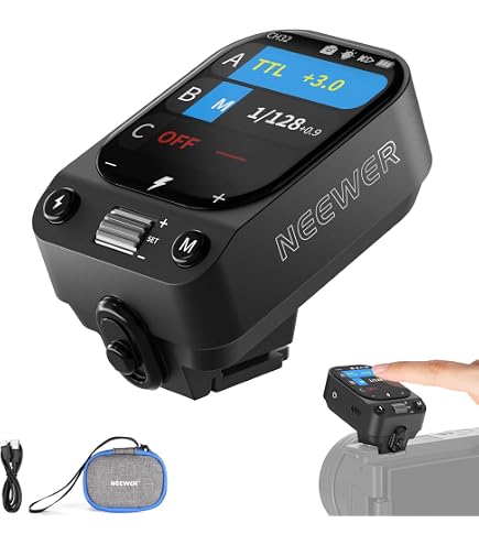 Godox XR Ricevitore Wireless TTL per Canon e Nikon, Sistema X 2.4GHz, Batteria al Litio Integrata, Display LCD Migliorato, Controllo Wireless dell'Otturatore, Cavi Sync e USB-C Inclusi Godox XR Ricevitore Wireless TTL per Canon e Nikon, Sistema X 2.4GHz, Batteria al Litio Integrata, Display LCD Migliorato, Controllo Wireless dell'Otturatore, Cavi Sync e USB-C Inclusi