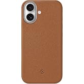 Minesk iPhone 17 i&ccedil;in MagSafe ile Uyumlu &Ccedil;izilmeyen ve Parmak İzi Tutmayan Deri G&ouml;r&uuml;n&uuml;ml&uuml; Metal Tuşlu ve Metal Lens &Ccedil;er&ccedil;eveli